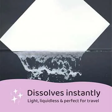 LAZY COCONUTS Laundry Detergent Sheets - Sulfate-free, Gentle - For Sensitive Skin, Baby, Hand Wash - Eco Friendly, Natural, Hypoallergenic, Sulfate Free, Fragrance Free, Unscented Laundry Soap