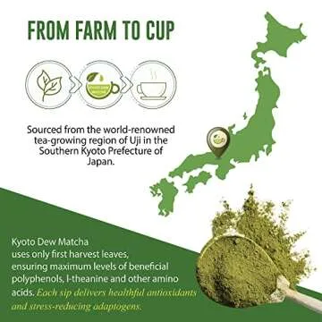 Kyoto Dew Matcha – Organic Premium Ceremonial Grade 30g
