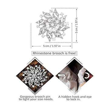 Aukmla Women's Brown Faux Fur Shawl for Weddings