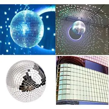 Pcxino 5760Pieces 5x5mm Mirror Stickers,Self-Adhesive Mini Square Glass Mirrors Mosaic Tiles,Mirror Mosaic Tiles for Crafts