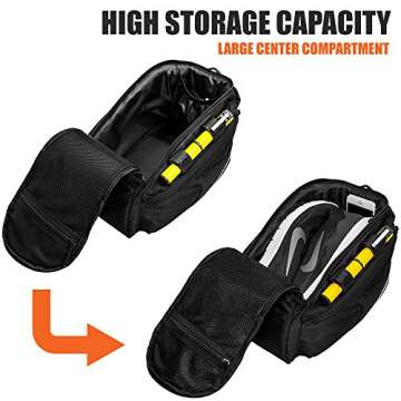 BV Bike Commuter Trunk Bag with Reflective Safety Trim