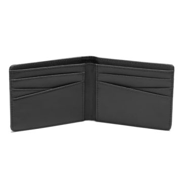 Lanyani Minimalist Bifold RFID Wallet for Boys and Men