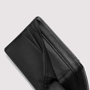 Lanyani Minimalist Bifold RFID Wallet for Boys and Men