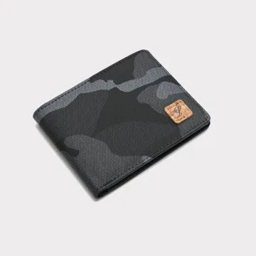 Lanyani Minimalist Bifold RFID Wallet for Boys and Men