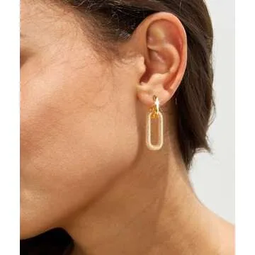 Elegant Tituthia Gold Dangle Earrings for Women