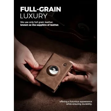 Lorzor AirTag Wallet - Luxury Leather, RFID Protection, Stylish