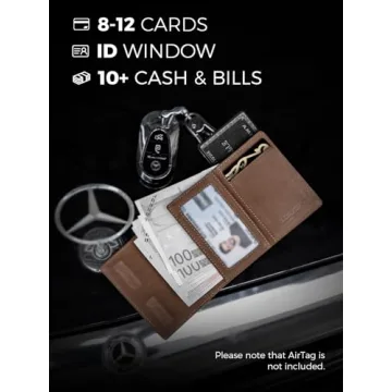 Lorzor AirTag Wallet - Luxury Leather, RFID Protection, Stylish
