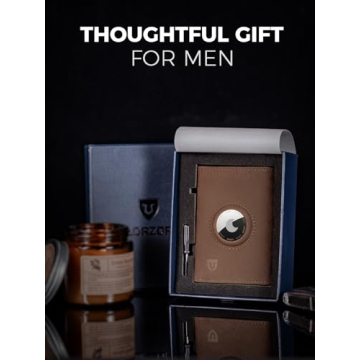 Lorzor AirTag Wallet - Luxury Leather, RFID Protection, Stylish