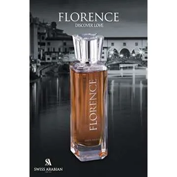 Florence, Eau de Parfum for Women (100mL) | Fizzy Duo of Bergamot/Lemon built around Rose, Patchouli, Sandalwood, Cedarwood and Musk | by Oud Perfume Artisan Swiss Arabian | Cologne Fragrance Spray