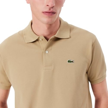 Lacoste Men's Classic Fit L.12.12 Original Piqué Polo Shirt - Comfort & Style in Beige