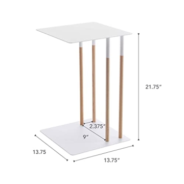 Modern C Table for Living Room and Bedroom - 22" Steel