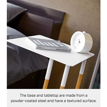 Modern C Table for Living Room and Bedroom - 22" Steel