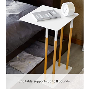 Modern C Table for Living Room and Bedroom - 22" Steel