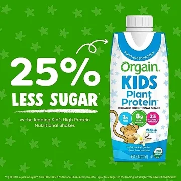 Nourishing Vanilla Vegan Protein Shake for Kids