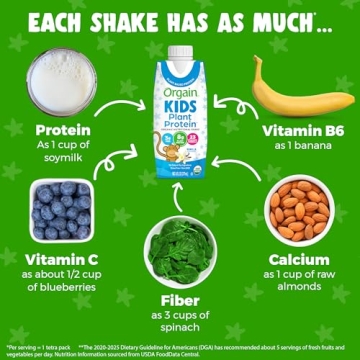 Nourishing Vanilla Vegan Protein Shake for Kids