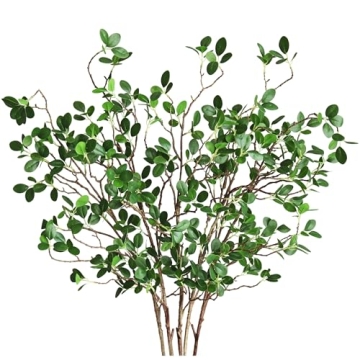 Realistic Htmeing Artificial Eucalyptus Green Branches