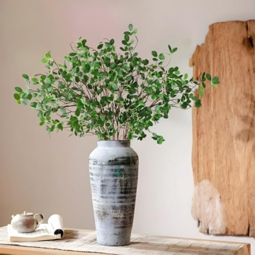 Realistic Htmeing Artificial Eucalyptus Green Branches