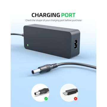 15V Charger Fit for Neewer Light - (UL Safety Certified Products)(Compatible with P600 RGB660 RGB960...