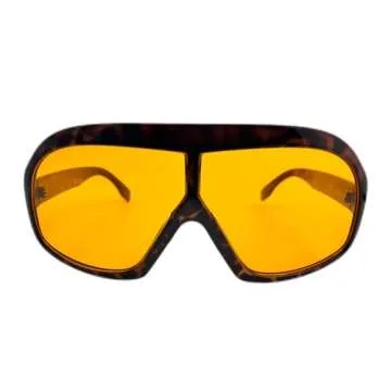 Retro Style Aviator Sunglasses for Men, Women UV400 Large Frame 70s Vintage Trendy Square Aviators