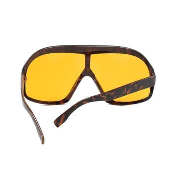 Retro Style Aviator Sunglasses for Men, Women UV400 Large Frame 70s Vintage Trendy Square Aviators