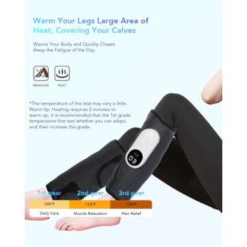 LINGTENG Calf Air Compression Massager for Circulation