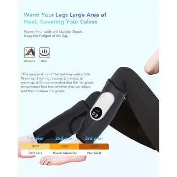 LINGTENG Calf Air Compression Massager for Circulation