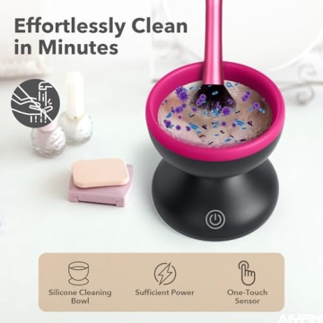 Alyfini Electric Makeup Brush Cleaner - USB Automatic Cleaning