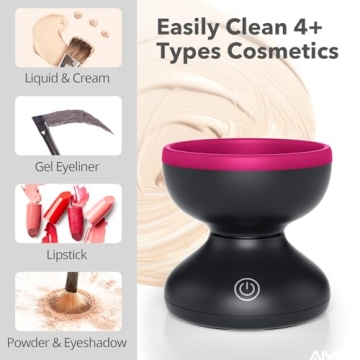 Alyfini Electric Makeup Brush Cleaner - USB Automatic Cleaning