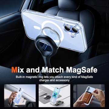 Temdan iPhone 17 Case Clear with Screen Protector