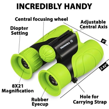 Kids Binoculars with Compass & Magnifying Glass Set