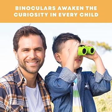 Kids Binoculars with Compass & Magnifying Glass Set