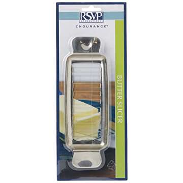 RSVP International Endurance Collection Kitchen Tools, Butter Slicer, Stainless Steel