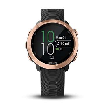 Garmin Forerunner 645 Music, GPS Running Watch With Garmin Pay Contactless Payments, Wrist-Based Heart Rate And Music, Rose Gold