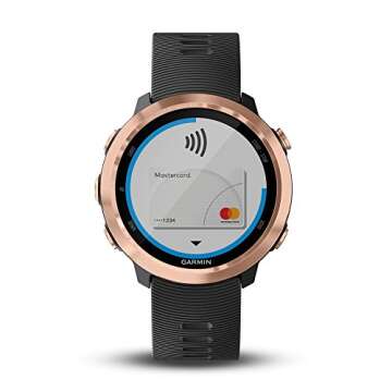 Garmin Forerunner 645 Music, GPS Running Watch With Garmin Pay Contactless Payments, Wrist-Based Heart Rate And Music, Rose Gold
