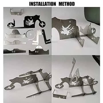 QYLPNB Motorcycle Beer Can Chicken Holder for Grilling