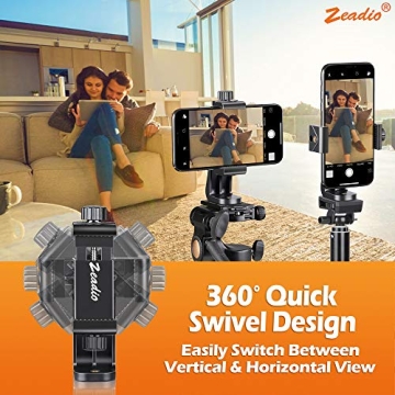 Zeadio Tripod Smartphone Mount for All Phone Models