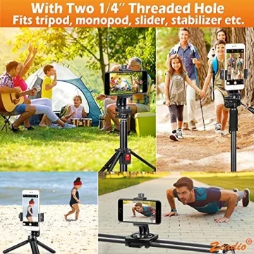 Zeadio Tripod Smartphone Mount for All Phone Models