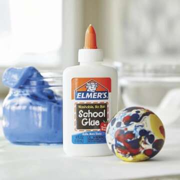 Elmer's Liquid School Glue - Washable 4 oz, 2 Count Pack of Crafting Essential