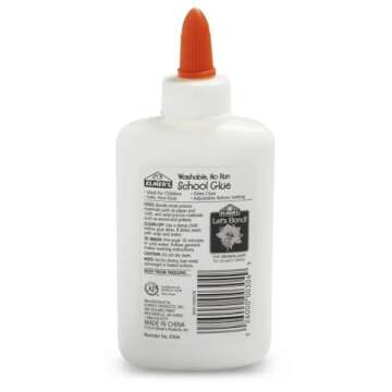 Elmer's Liquid School Glue 4 oz - Washable & Non-toxic
