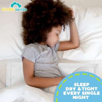 KinderSense® Ultra Absorbent Disposable Bed Pads for Potty Training 33.5" x 31" (20 Count) - Bedwetting Mat & Mattress Protector - Incontinence Pads with Adhesive Leakproof | Alt. to Training Pants