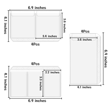 Antner A6 Binder Pockets for Ultimate Organization