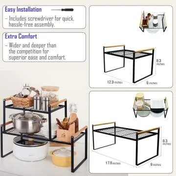 Stylish DOTORYDESIGN Stackable Organizer Set for Kitchen
