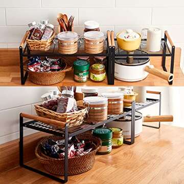 Stylish DOTORYDESIGN Stackable Organizer Set for Kitchen