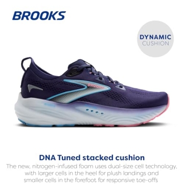 Brooks Women’s Glycerin 22 Neutral Running Shoe - Blue Ribbon/Peacoat/Dianthus - 5 Medium