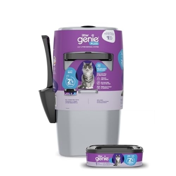 Litter Genie Plus for Easy Litter Disposal & Odor Control
