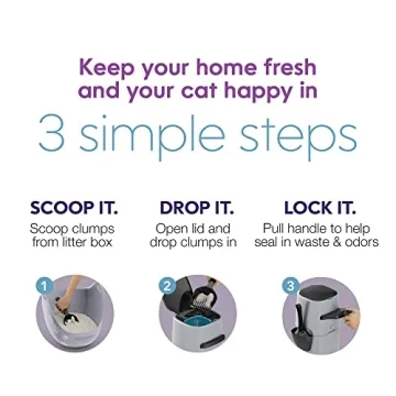 Litter Genie Plus for Easy Litter Disposal & Odor Control