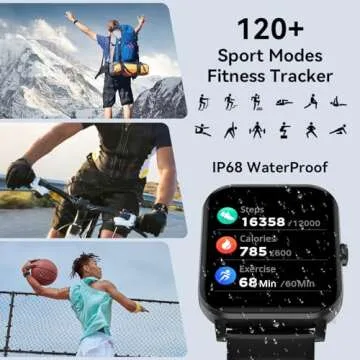 Smart Watch with Health Monitor & Customizable Features
