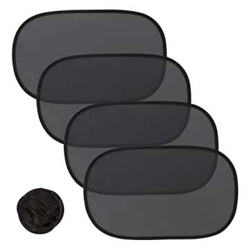 21"x14" Cling Sunshades for Car Side Windows-Sun, Glare and UV Rays Protection for You and Your Kids...