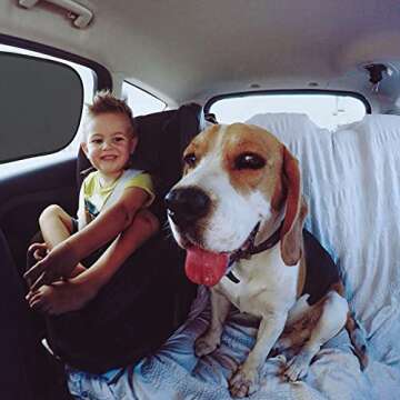 21"x14" Cling Sunshades for Car Side Windows-Sun, Glare and UV Rays Protection for You and Your Kids, Foldable Automotive Interior Heat Shields-Won't Block The Rearview Mirror Ensure Safe Driving