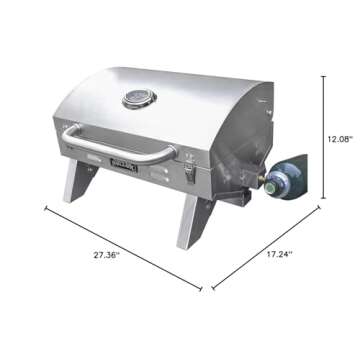 Compact Masterbuilt Propane Tabletop Grill for Easy Outdoor Cooking